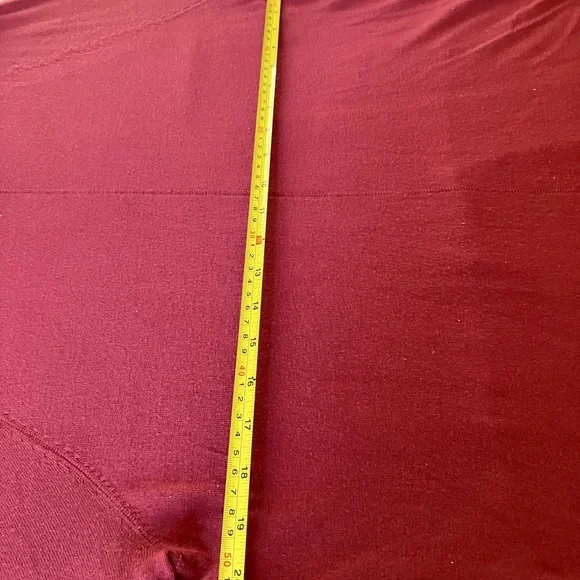 Women's Rose Red Tunic Sweater - Picture 3 of 5